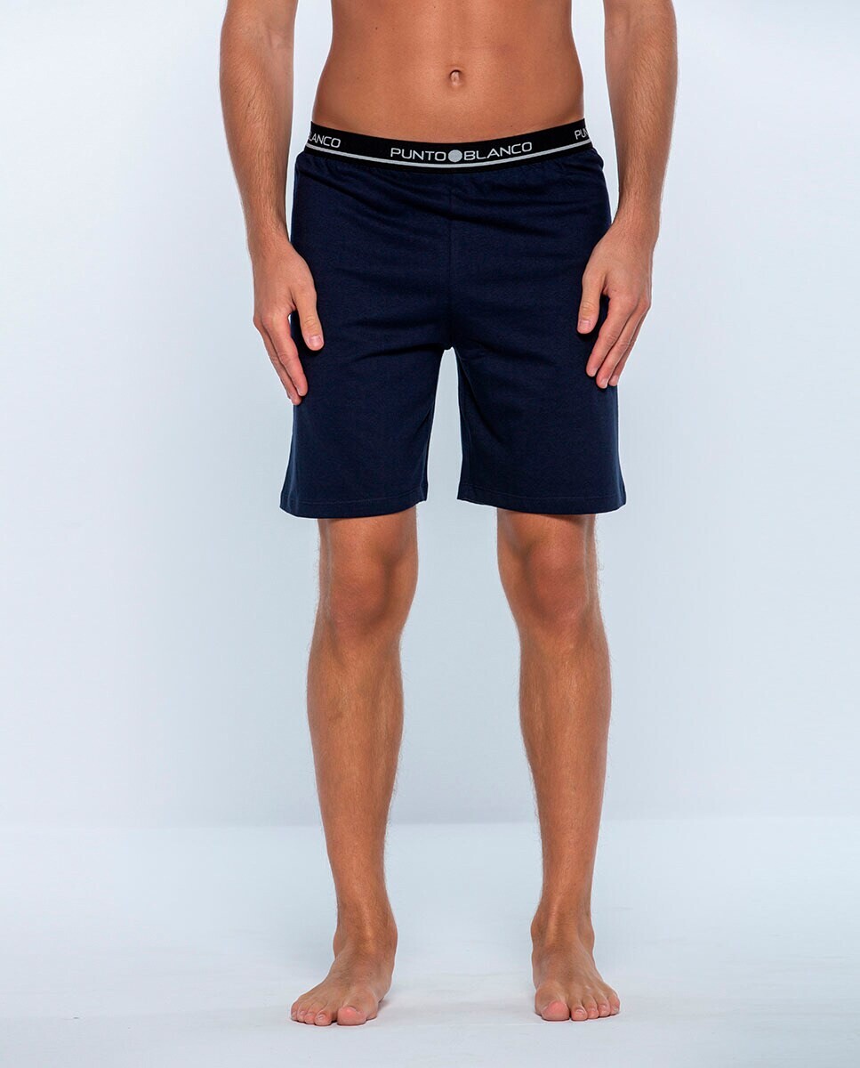 Мужские пижамные шорты из 100% чесаного хлопка Punto Blanco, темно-синий
Мужские пижамные шорты из 100% чесаного хлопка Punto Blanco, темно-синий