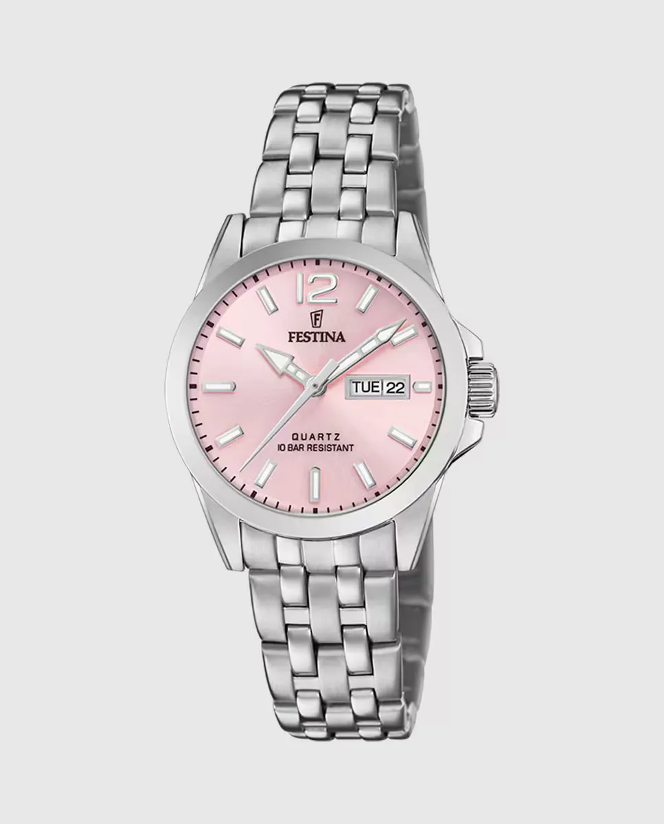 Женские часы F20455/2 Acero Classico в серебристой стали Festina, серебряный
Женские часы F20455/2 Acero Classico в серебристой стали Festina, серебряный