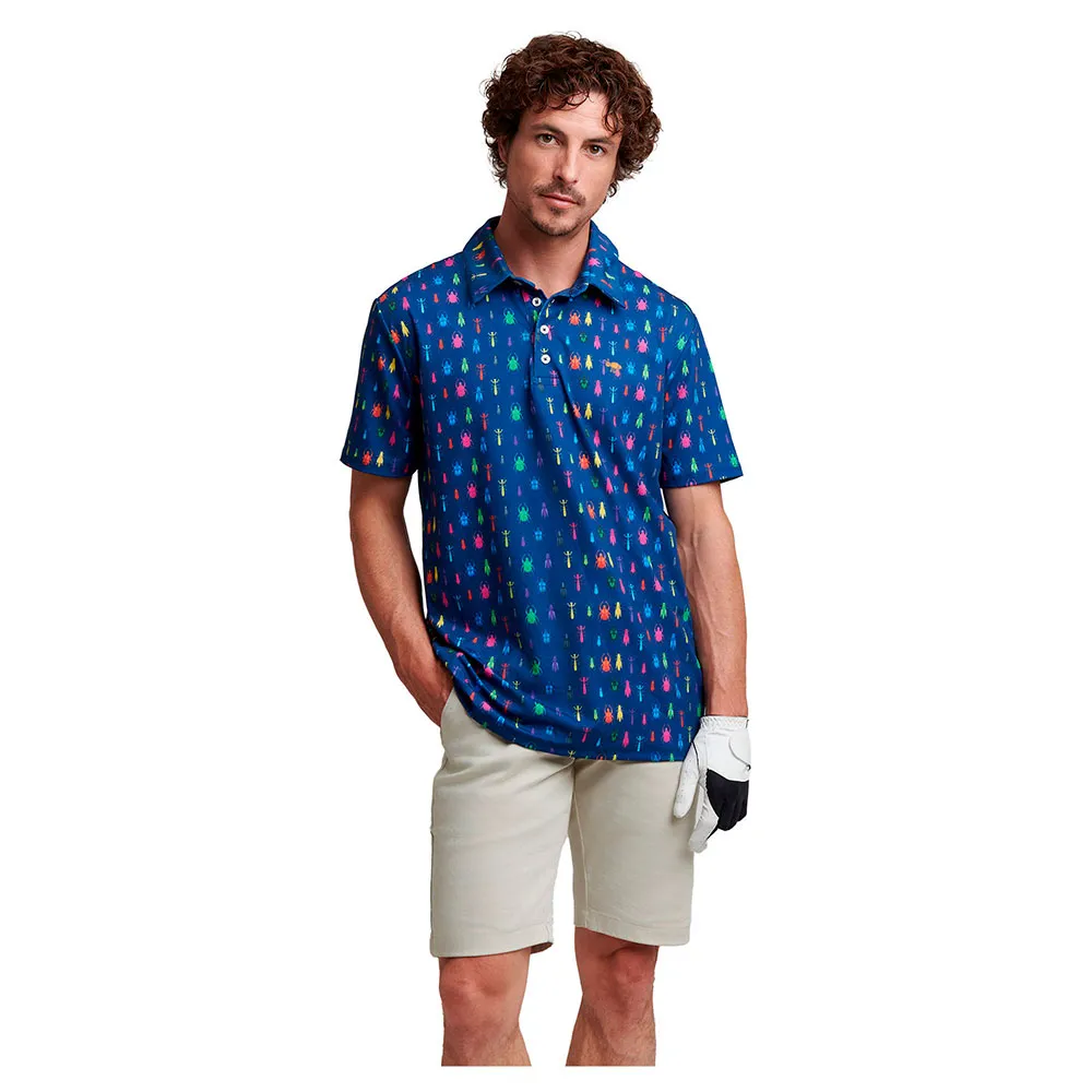 Поло с коротким рукавом Oxy Golf Insects Dark, синий
Поло с коротким рукавом Oxy Golf Insects Dark, синий