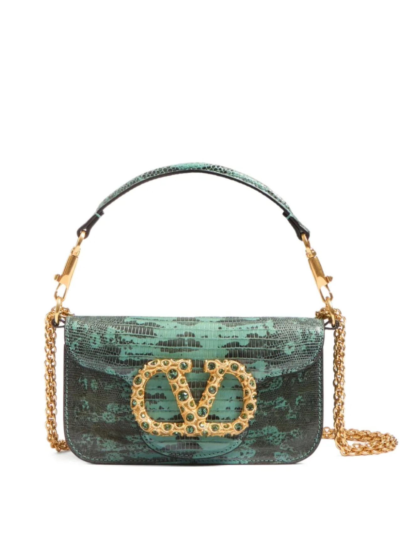 Valentino Garavani маленькая сумка на плечо Loc, зеленый
Valentino Garavani маленькая сумка на плечо Loc, зеленый