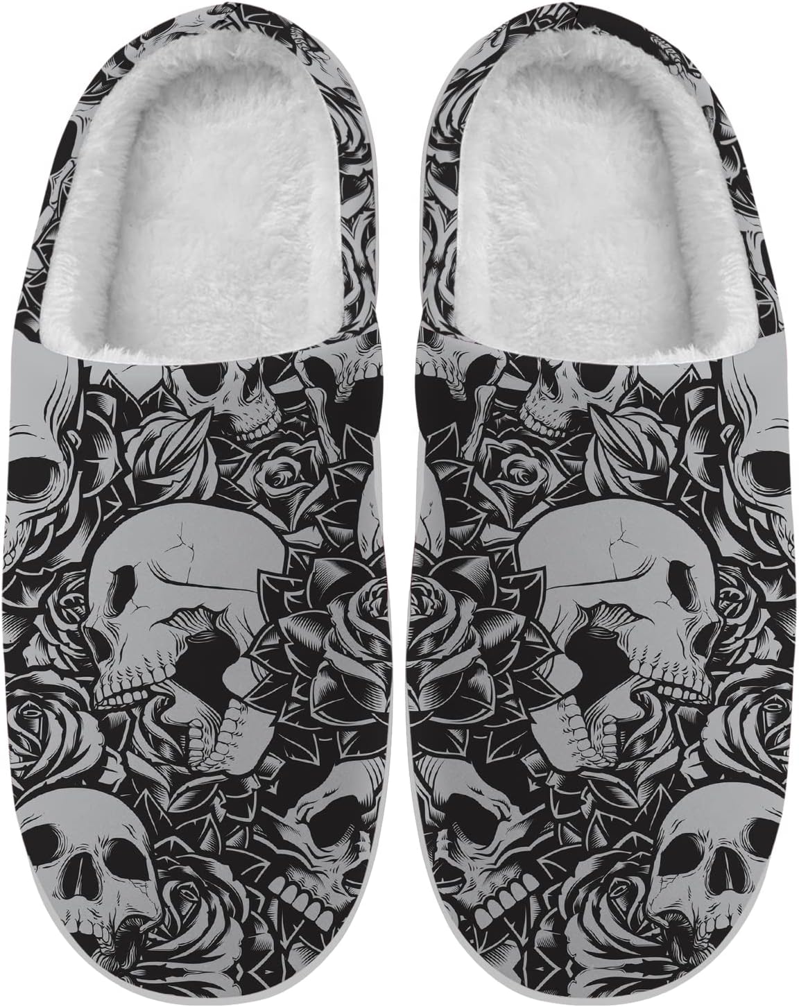 Женские и мужские домашние тапочки с черепом, комфортные тапочки с эффектом памяти, пушистые, противоскользящие, зимние, подарок Ciadoon, темно-серый
Женские и мужские домашние тапочки с черепом, комфортные тапочки с эффектом памяти, пушистые, противоскользящие, зимние, подарок Ciadoon, темно-серый