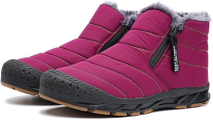 Мужские зимние водонепроницаемые ботинки с меховой подкладкой, утепленные ботинки до щиколотки с молнией, удобные для улицы Generic, красный
Мужские зимние водонепроницаемые ботинки с меховой подкладкой, утепленные ботинки до щиколотки с молнией, удобные для улицы Generic, красный