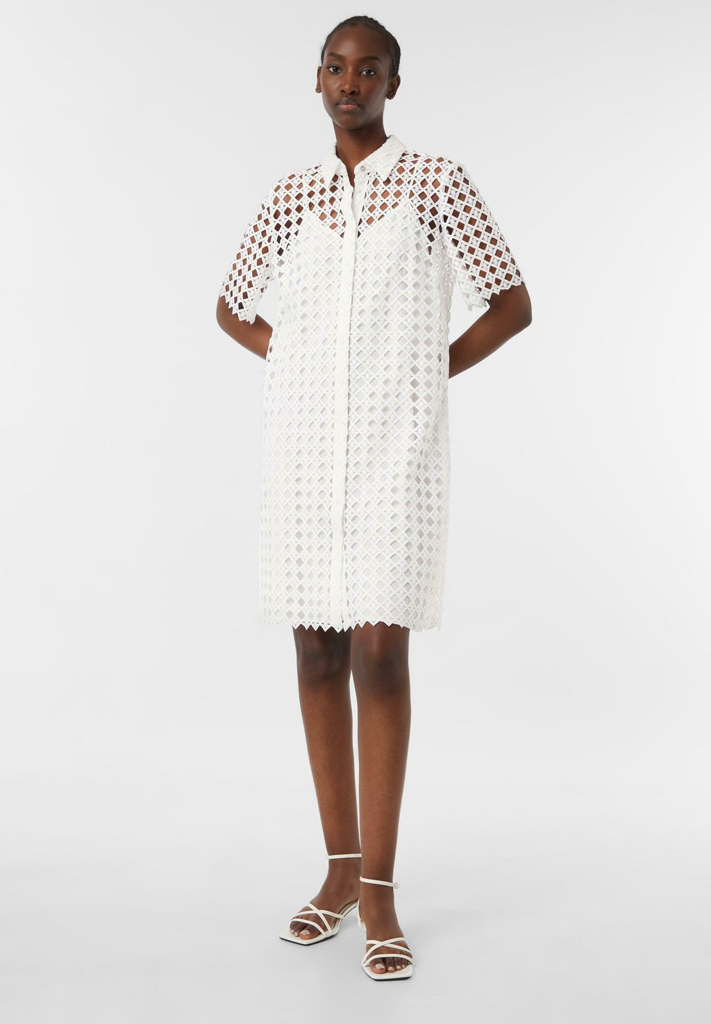 Платье-рубашка KURZES AUS MIT comma, белый
Платье-рубашка KURZES AUS MIT comma, белый