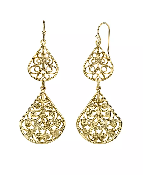 Серьги-Подвески филигранного тона золотистого цвета 2028, gold
Серьги-Подвески филигранного тона золотистого цвета 2028, gold