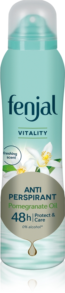 Спрей-Антиперспирант Vitality 48 часов Fenjal, 150 мл
Спрей-Антиперспирант Vitality 48 часов Fenjal, 150 мл