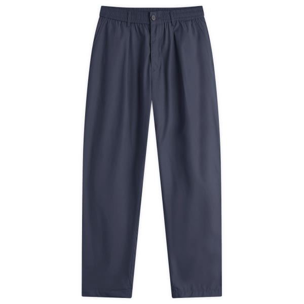 Спортивные брюки со складками из переработанного полиэстера Universal Works, синий 
Спортивные брюки со складками из переработанного полиэстера Universal Works, синий