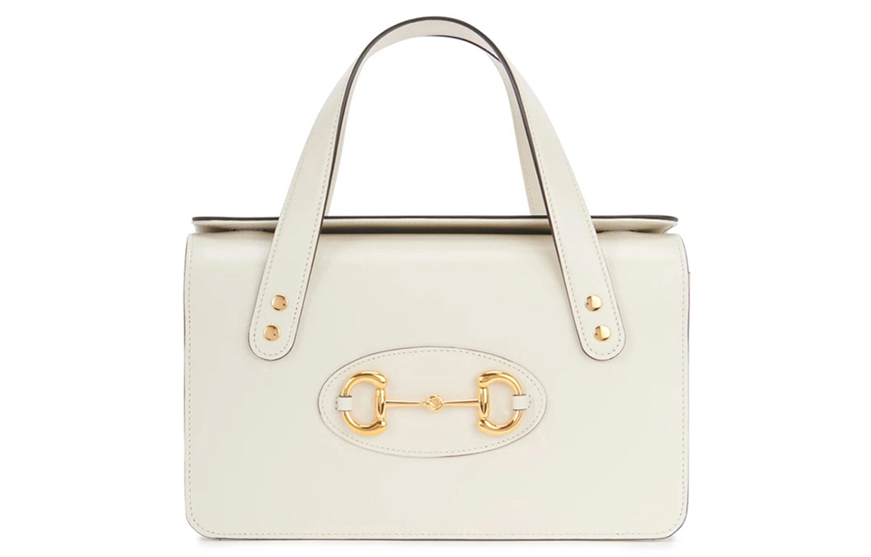 GUCCI Кожаная сумка-бокс женская белая 
GUCCI Кожаная сумка-бокс женская белая