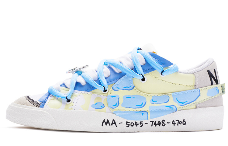 Кроссовки Nike Blazer Skateboard Shoes Men Low-Top White Blue
Кроссовки Nike Blazer Skateboard Shoes Men Low-Top White Blue