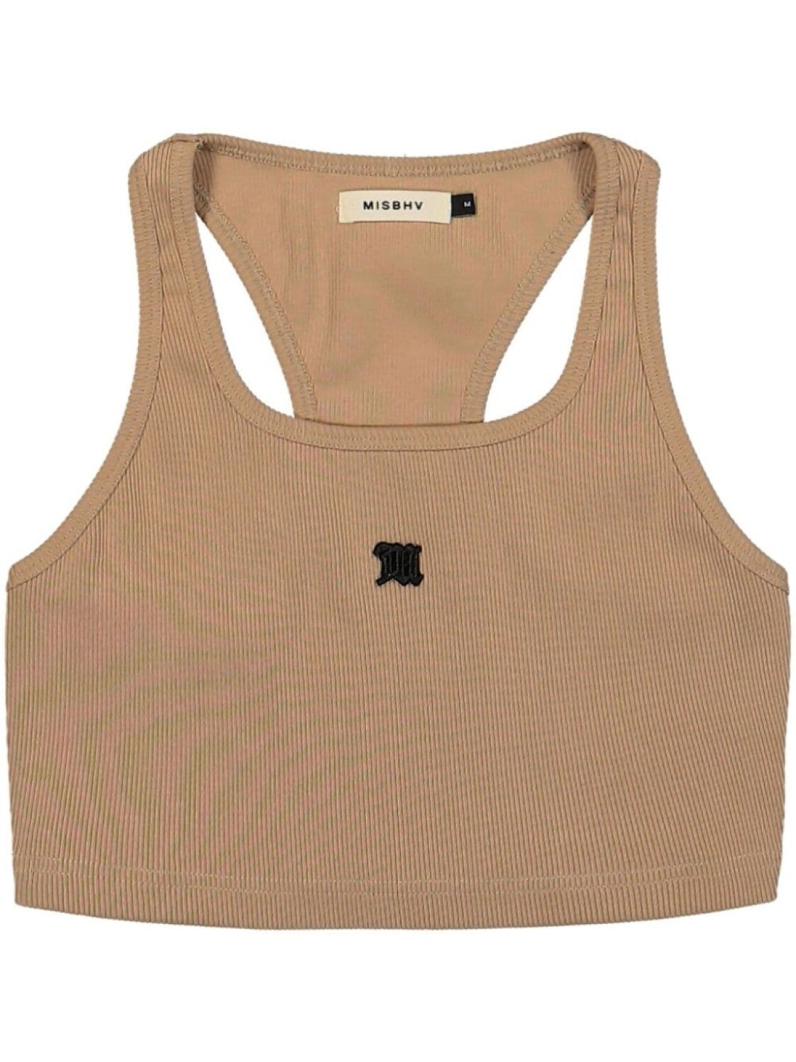 Укороченная майка с нашивкой M MISBHV, нейтральный цвет
Укороченная майка с нашивкой M MISBHV, нейтральный цвет