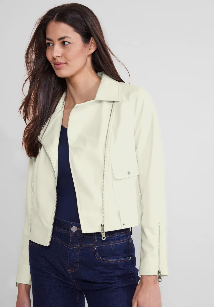 Байкерская куртка STREET ONE, без капюшона, в байкерском стиле, кремовый
Байкерская куртка STREET ONE, без капюшона, в байкерском стиле, кремовый