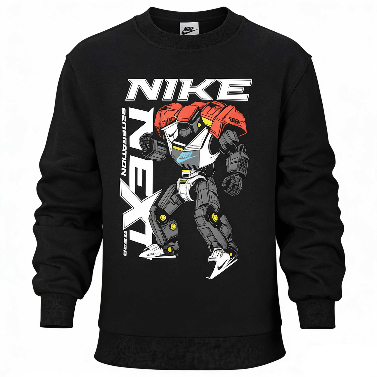 Детский свитшот с круглым вырезом Moderate Nike, черный
Детский свитшот с круглым вырезом Moderate Nike, черный