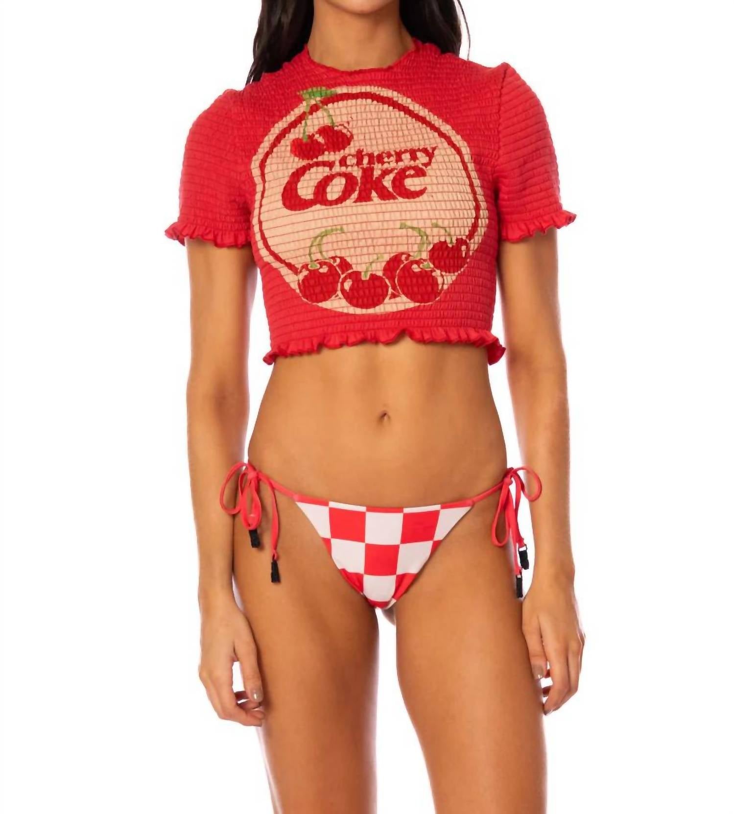 Нерина Кроп-топ в расцветке Черри Бомб MAAJI, Cherry Bomb
Нерина Кроп-топ в расцветке Черри Бомб MAAJI, Cherry Bomb