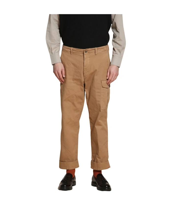 Габардиновые брюки-карго свободного кроя Mason'S, коричневый
Габардиновые брюки-карго свободного кроя Mason'S, коричневый