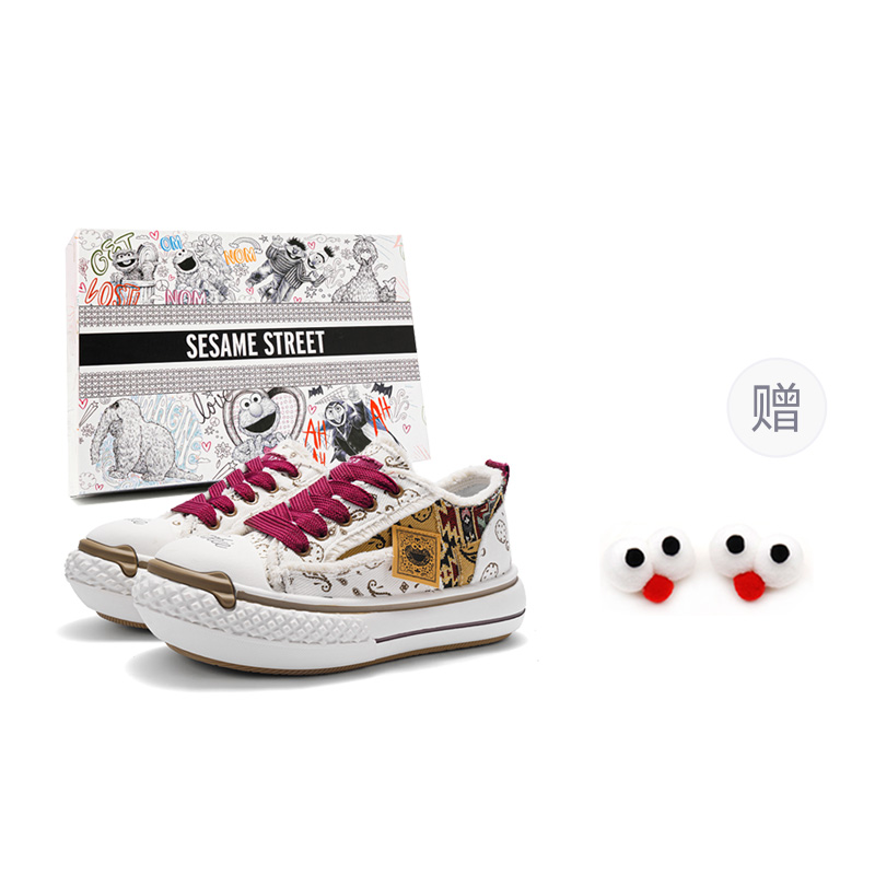 SESAME STREET Китайские красные платформенные кеды унисекс с бесплатной пряжкой для обуви, цвет Chinese Style Red (with Free Shoe Buckle)
SESAME STREET Китайские красные платформенные кеды унисекс с бесплатной пряжкой для обуви, цвет Chinese Style Red (with Free Shoe Buckle)