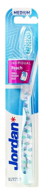 Jordan Individual Reach Medium зубная щетка, 1 шт.
Jordan Individual Reach Medium зубная щетка, 1 шт.
