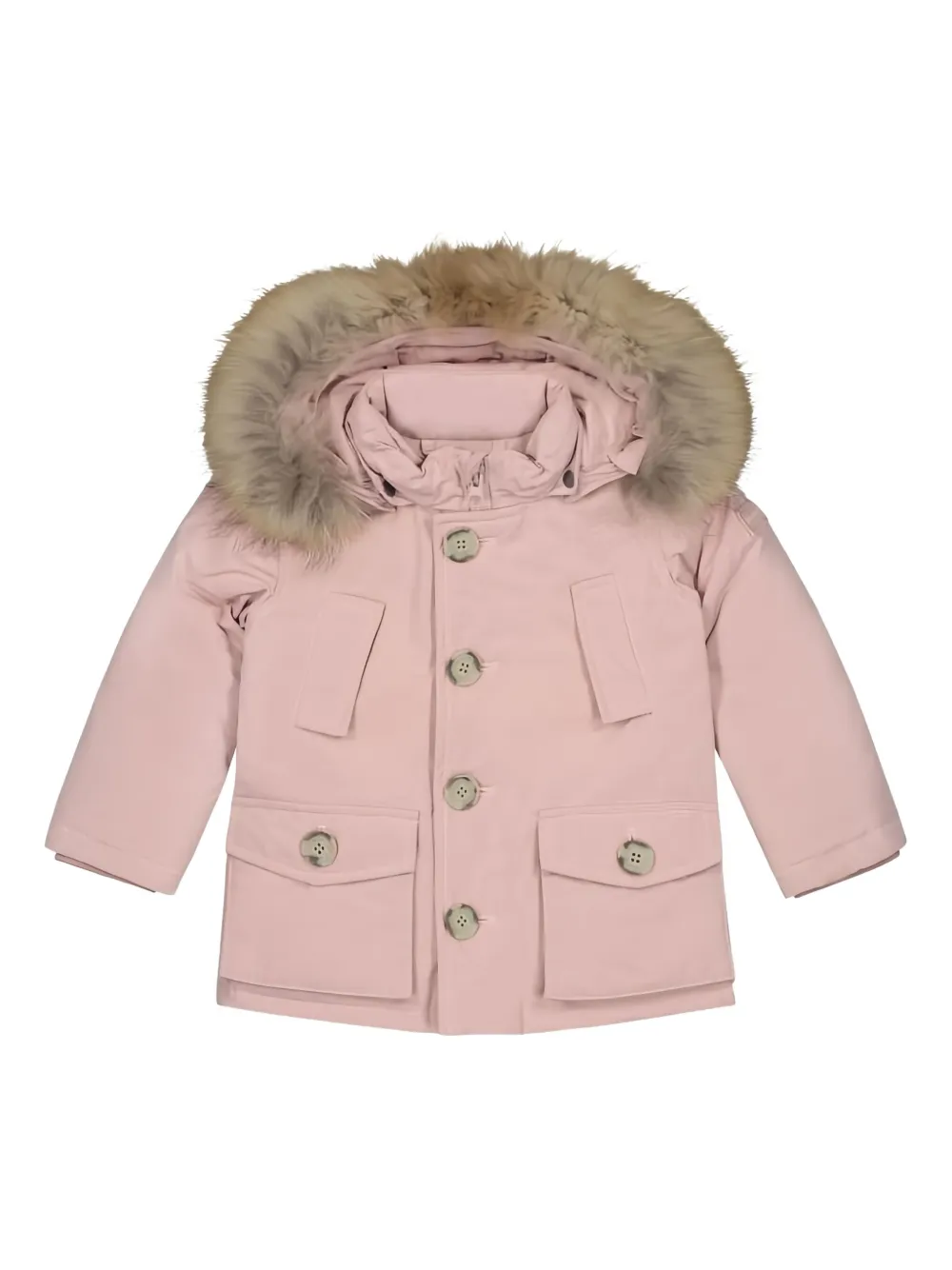 Пальто из искусственного меха с капюшоном Woolrich Kids, розовый
Пальто из искусственного меха с капюшоном Woolrich Kids, розовый