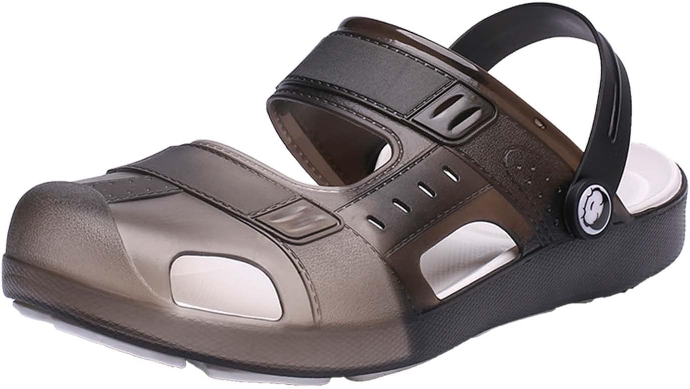 Мужские и женские закрытые тапочки Eliogn, повседневные модные сандалии-слипоны, нескользящие обувь для бассейна, водные тапки, пляжная обувь, черный
Мужские и женские закрытые тапочки Eliogn, повседневные модные сандалии-слипоны, нескользящие обувь для бассейна, водные тапки, пляжная обувь, черный