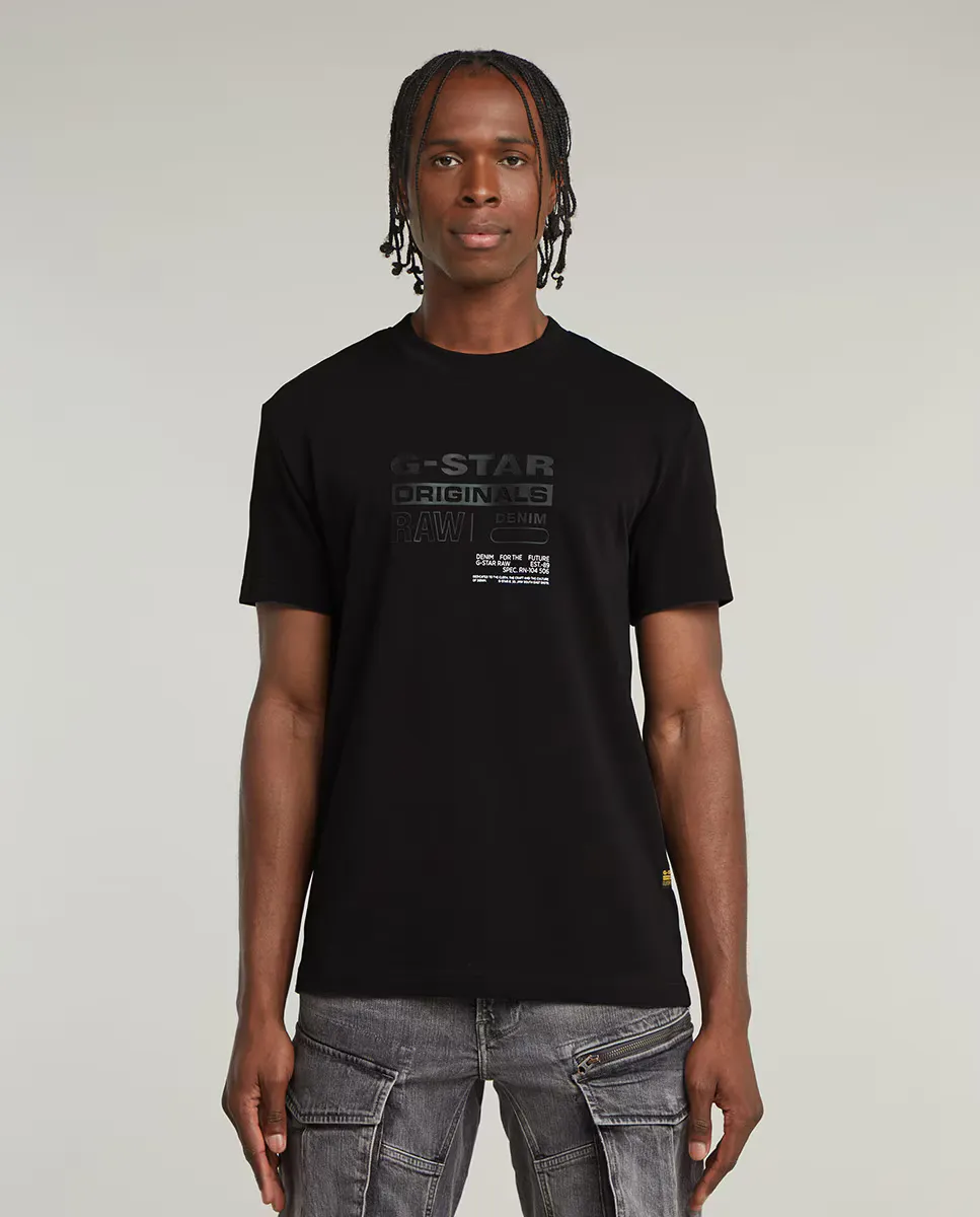 Мужская футболка прямого покроя с короткими рукавами G-Star, черный
Мужская футболка прямого покроя с короткими рукавами G-Star, черный