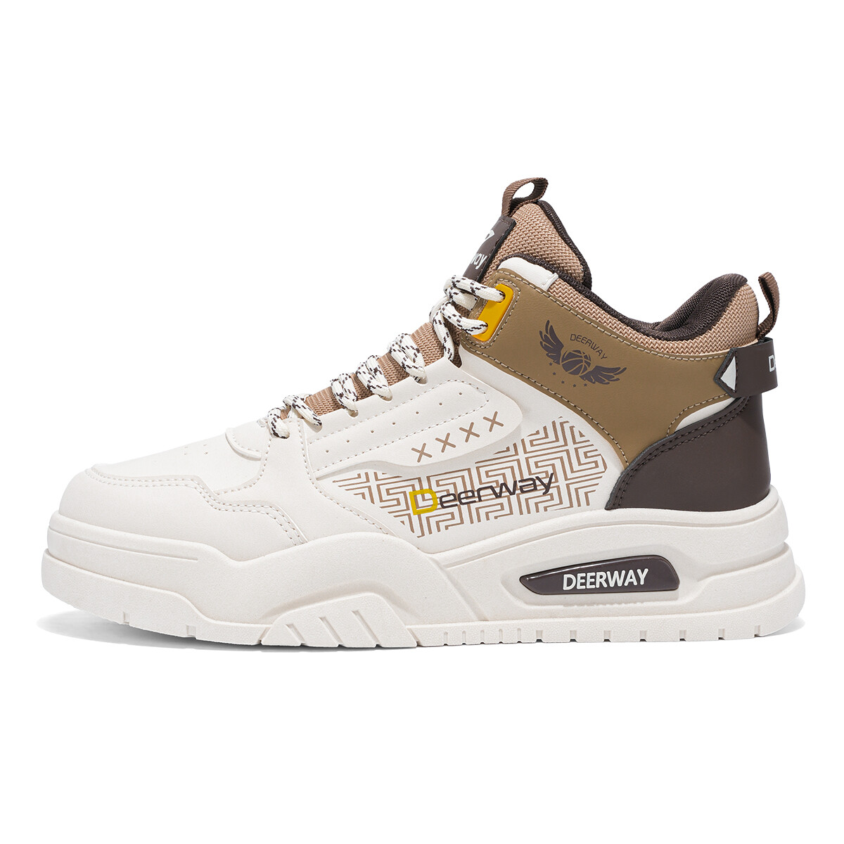 Кеды мужские, обувь для скейтбординга средняя высота Deerway, белый/синий
Кеды мужские, обувь для скейтбординга средняя высота Deerway, белый/синий