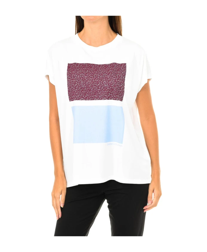 Футболка с короткими рукавами и круглым вырезом в рубчик. Calvin Klein, мультиколор
Футболка с короткими рукавами и круглым вырезом в рубчик. Calvin Klein, мультиколор