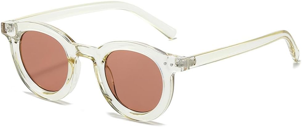 Овальные солнцезащитные очки для женщин, модные, с прозрачными градиентными линзами, защита от УФ-излучения UV400; мужские солнцезащитные очки в стиле панк с заклепками WNCKSQ, Yellow Red Tea
Овальные солнцезащитные очки для женщин, модные, с прозрачными градиентными линзами, защита от УФ-излучения UV400; мужские солнцезащитные очки в стиле панк с заклепками WNCKSQ, Yellow Red Tea