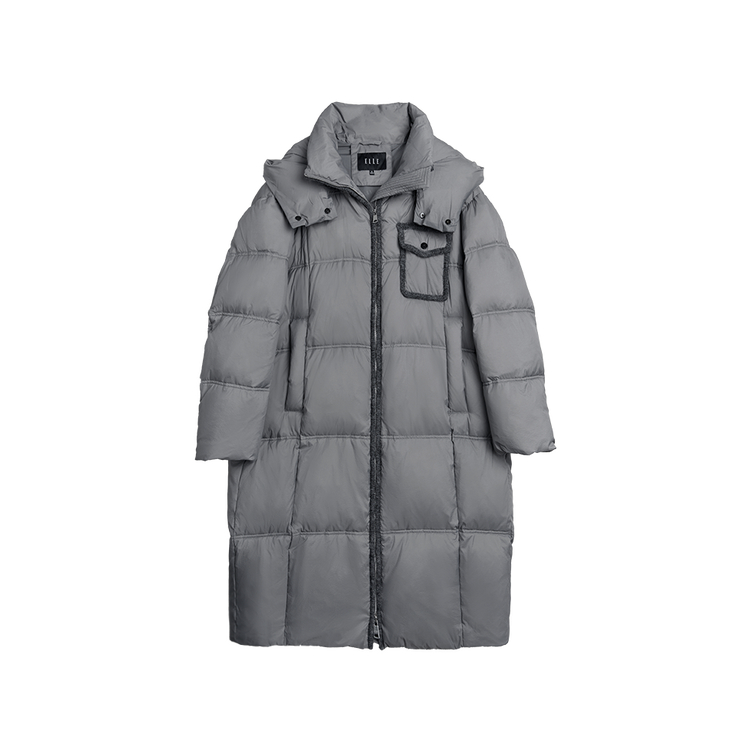 ELLE Пуховик Women's Medium Gray с капюшоном утепленный
ELLE Пуховик Women's Medium Gray с капюшоном утепленный