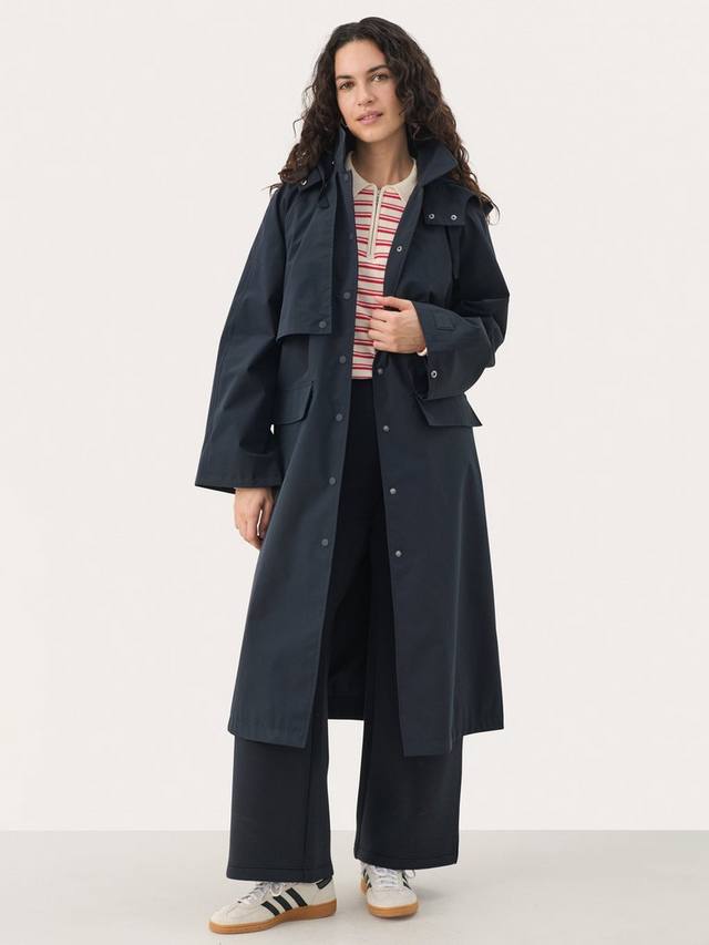 Длинное пальто свободного покроя noir Part Two, темно-синий
Длинное пальто свободного покроя noir Part Two, темно-синий