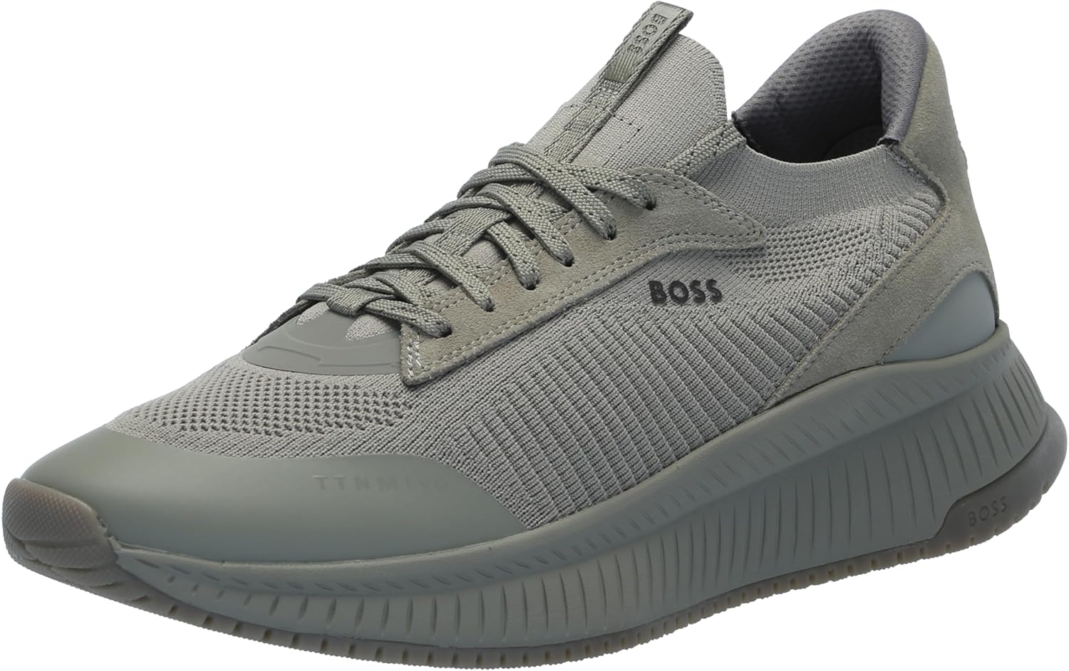 BOSS мужские современные кроссовки для бега с вязаной структурой, Aluminum Taupe
BOSS мужские современные кроссовки для бега с вязаной структурой, Aluminum Taupe