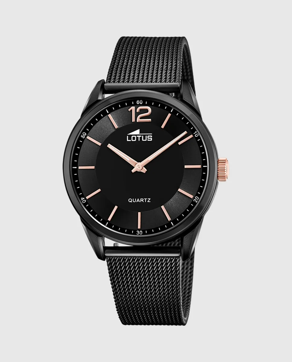 Мужские часы 18736/B Минималистичные черные стальные LOTUS, черный
Мужские часы 18736/B Минималистичные черные стальные LOTUS, черный