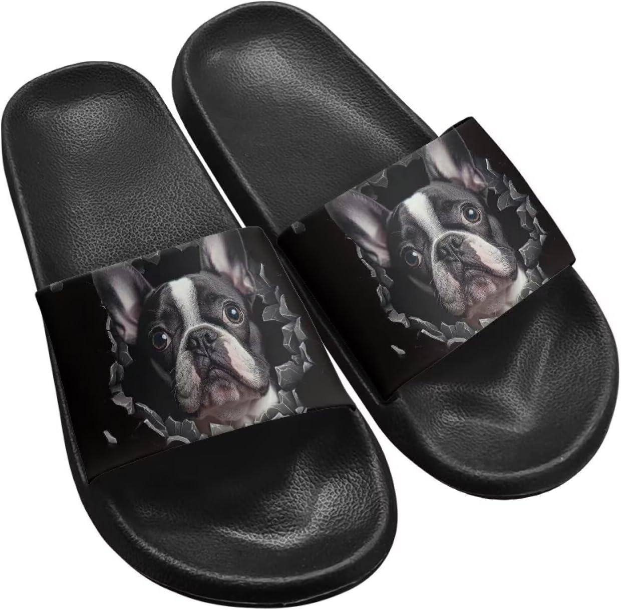 Узкие шлепанцы для мужчин, плоские сандалии для душа с открытым носком, амортизирующие из ЭВА, летние тапочки-шлепанцы Twousenru, Bulldog
Узкие шлепанцы для мужчин, плоские сандалии для душа с открытым носком, амортизирующие из ЭВА, летние тапочки-шлепанцы Twousenru, Bulldog