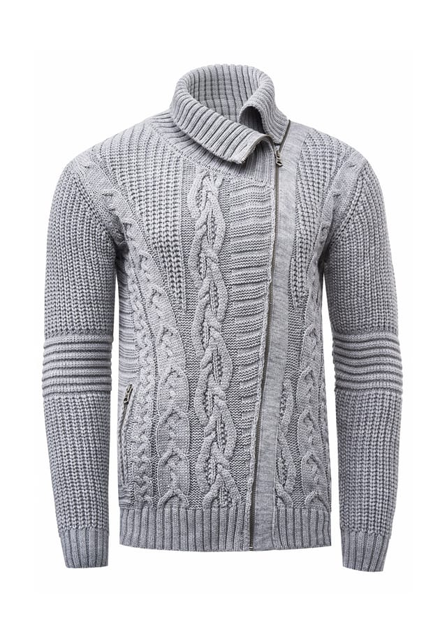 Кардиган с асимметричной молнией Rusty Neal, серый
Кардиган с асимметричной молнией Rusty Neal, серый