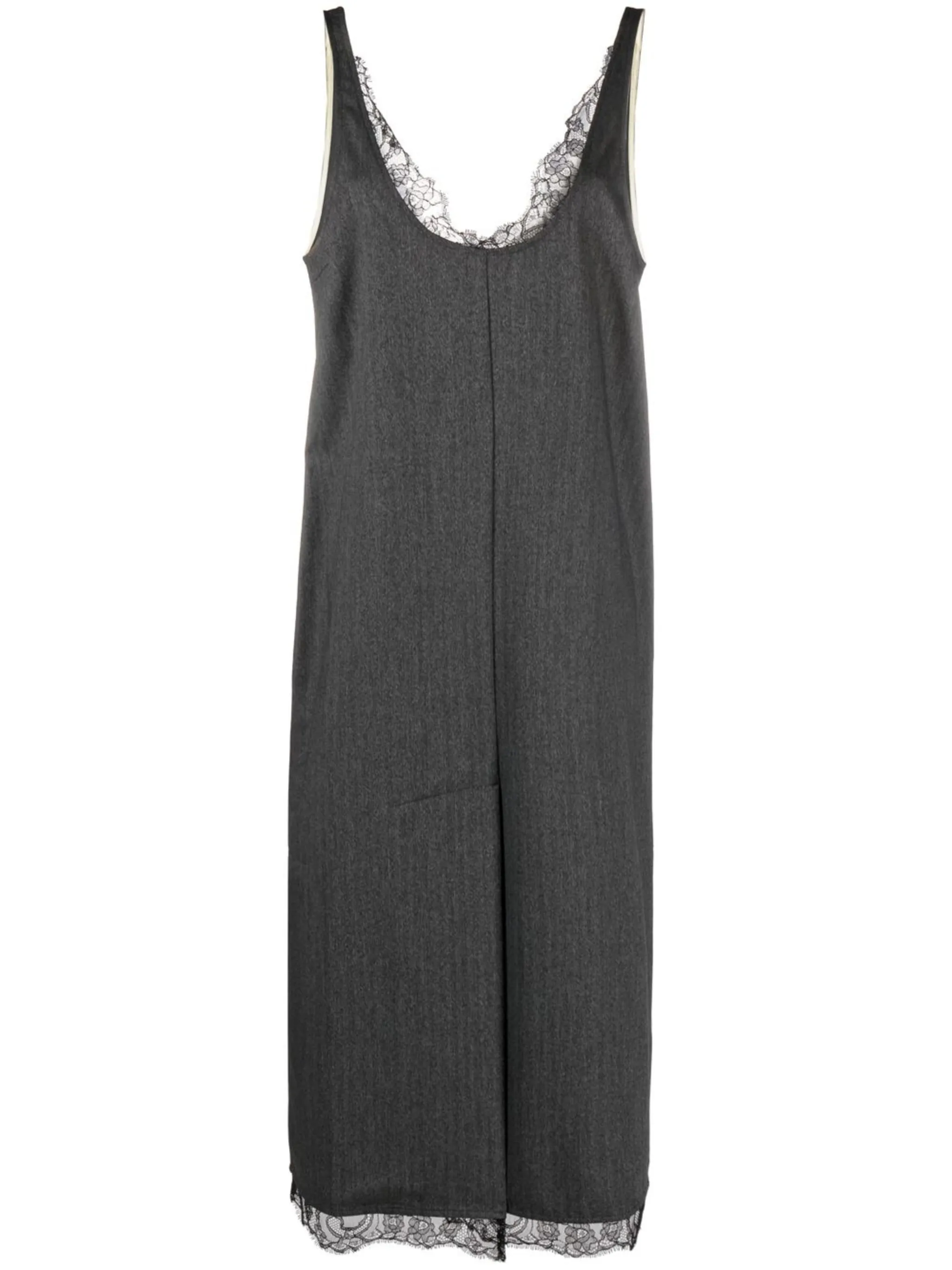 Драпированное платье миди Ganni, серый
Драпированное платье миди Ganni, серый