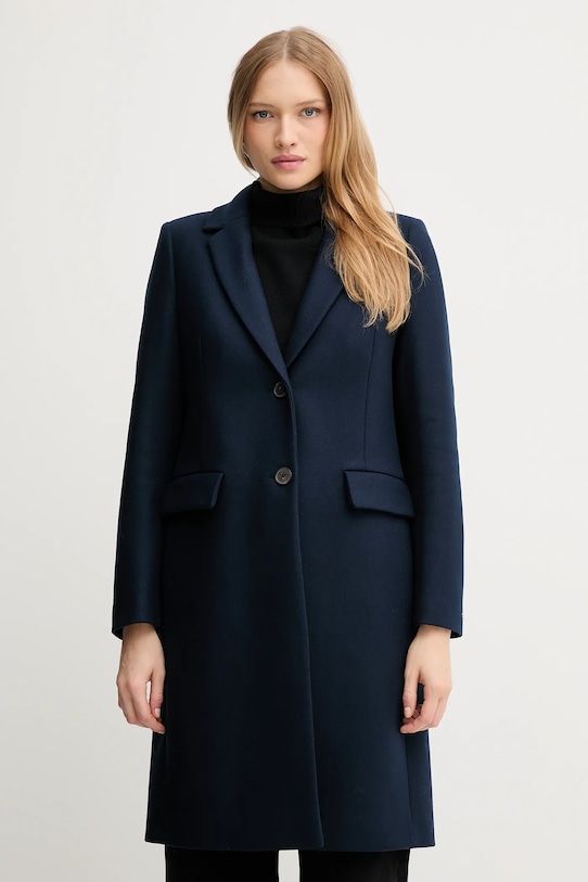 Пальто с шерстью Tommy Hilfiger, темно-синий
Пальто с шерстью Tommy Hilfiger, темно-синий