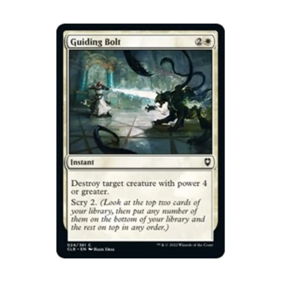 CCG Направляющий болт (C) (фольга), MTG - Commander Legends - Battle for Baldur's Gate
CCG Направляющий болт (C) (фольга), MTG - Commander Legends - Battle for Baldur's Gate