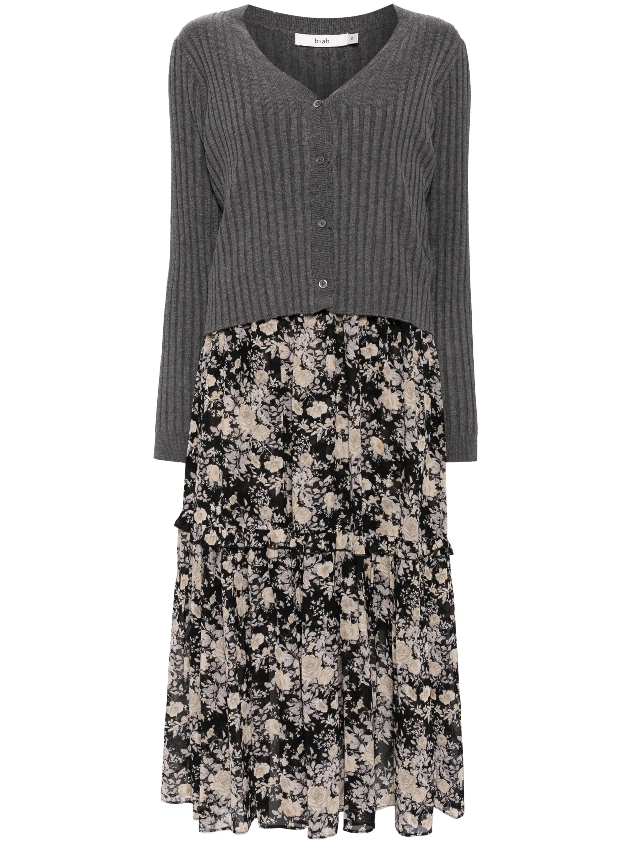 Комплект из кардигана и платья B+Ab, серый
Комплект из кардигана и платья B+Ab, серый