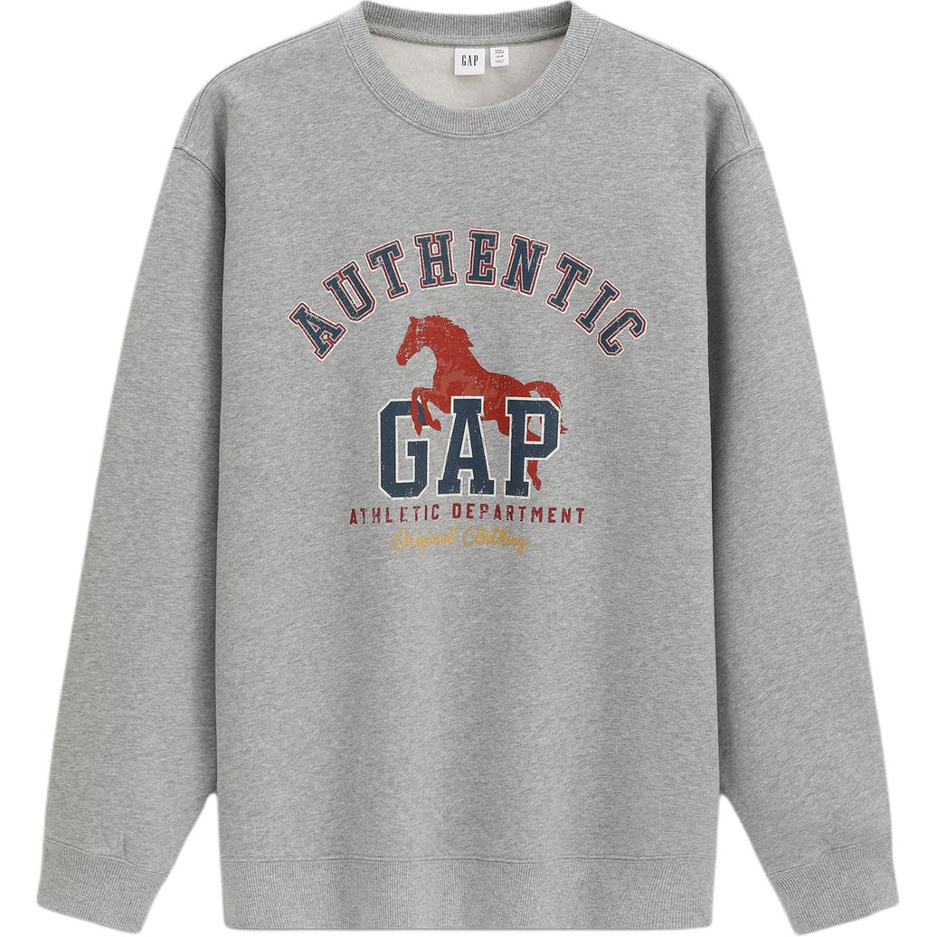 Толстовка унисекс с круглым вырезом, средней плотности GAP, светлый серый
Толстовка унисекс с круглым вырезом, средней плотности GAP, светлый серый