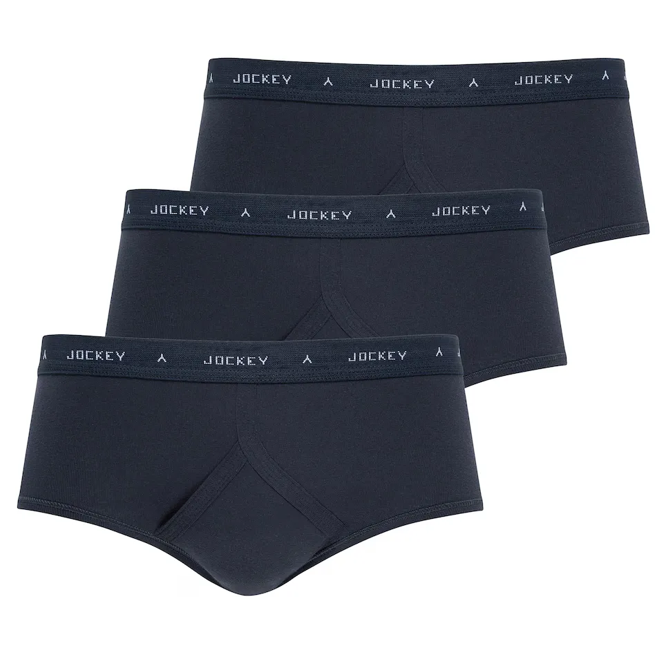 Комплект из трех мужских трусов из дышащего хлопка Jockey, темно-синий
Комплект из трех мужских трусов из дышащего хлопка Jockey, темно-синий
