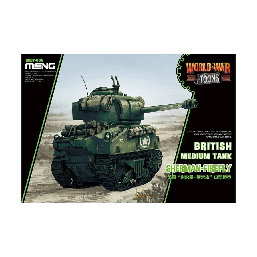 Британский средний танк — Шерман-Файрфлай, World War Toons
Британский средний танк — Шерман-Файрфлай, World War Toons