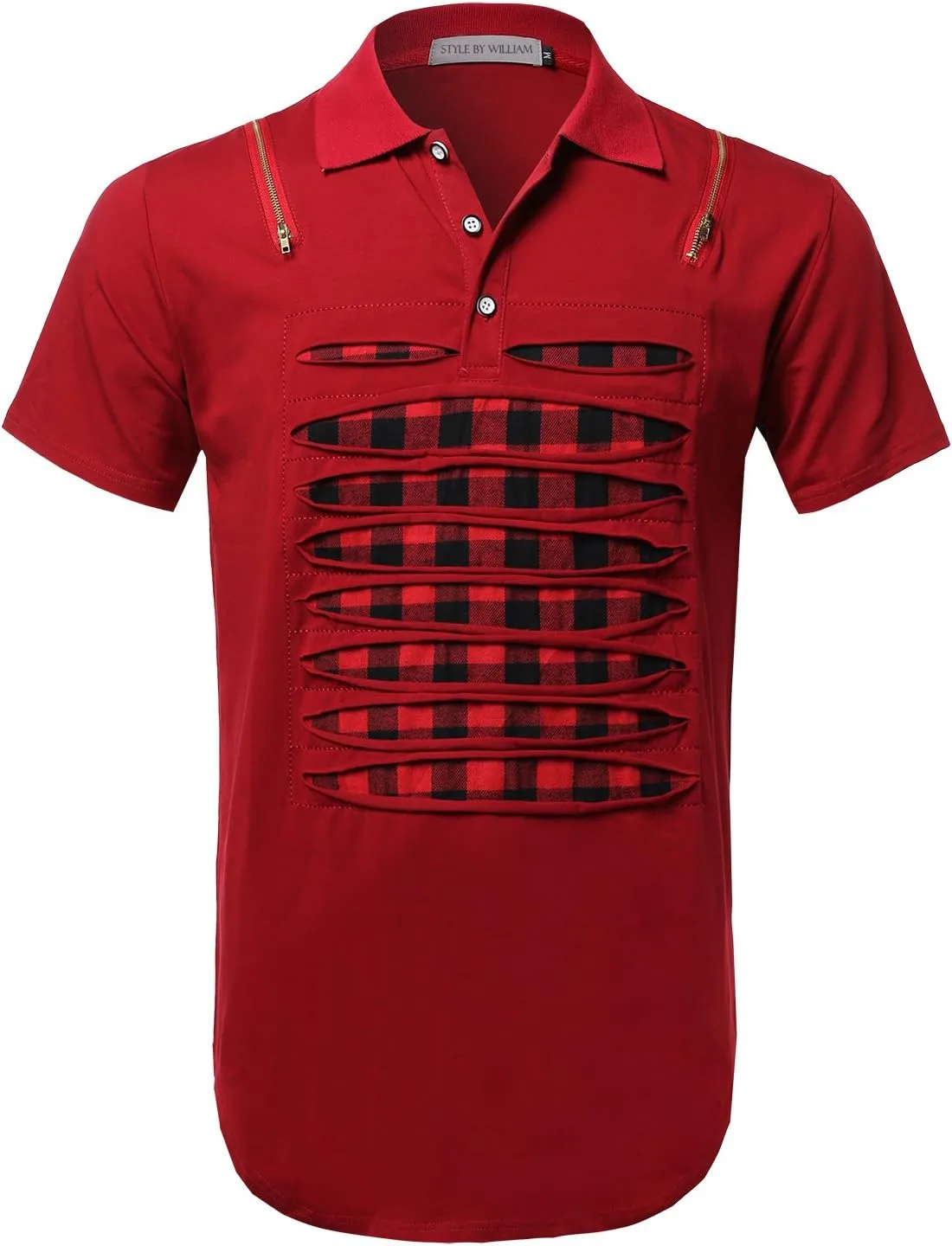 Мужская базовая поло с тремя пуговицами Style by William
Мужская базовая поло с тремя пуговицами Style by William