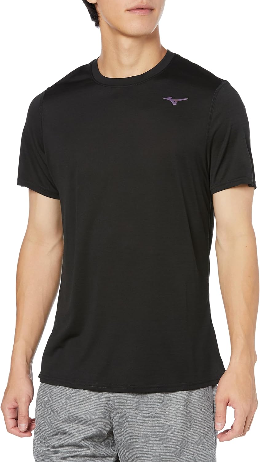 Мужская беговая футболка Mizuno J2MAA519, быстросохнущая, впитывающая пот, быстросохнущая, черный
Мужская беговая футболка Mizuno J2MAA519, быстросохнущая, впитывающая пот, быстросохнущая, черный