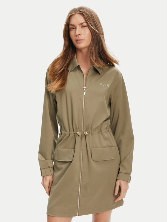 Повседневное платье regular fit V5YK04 KCX42 Guess, зеленый
Повседневное платье regular fit V5YK04 KCX42 Guess, зеленый