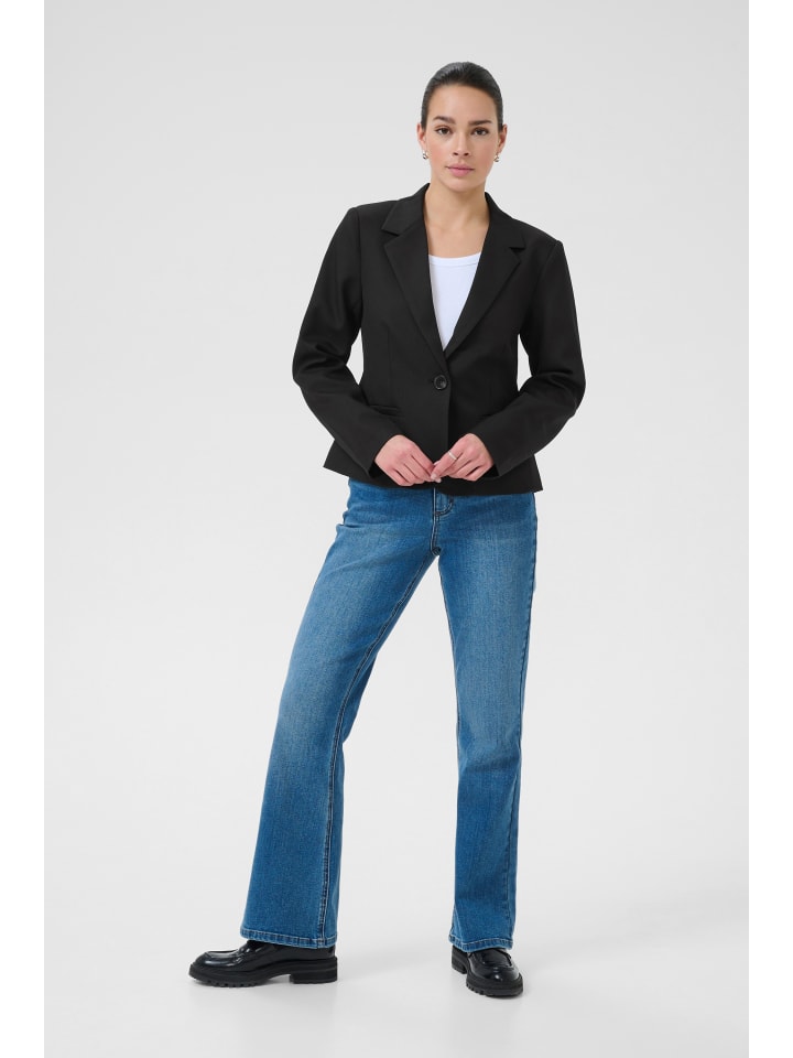 Kaffe Блейзер KAsofia облегающего кроя, черный, глубокий
Kaffe Блейзер KAsofia облегающего кроя, черный, глубокий