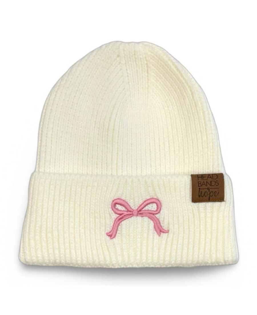 Женская шапка-бини с вышитым бантом - белая Headbands of Hope, White
Женская шапка-бини с вышитым бантом - белая Headbands of Hope, White