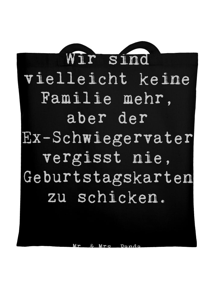 Сумка для переноски Mr & Mrs Panda Ex Schwiegervater Grüße, черный
Сумка для переноски Mr & Mrs Panda Ex Schwiegervater Grüße, черный