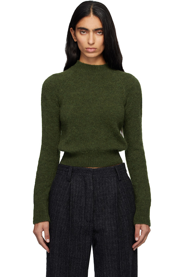 Dries Van Noten Зеленый облегающий свитер
Dries Van Noten Зеленый облегающий свитер