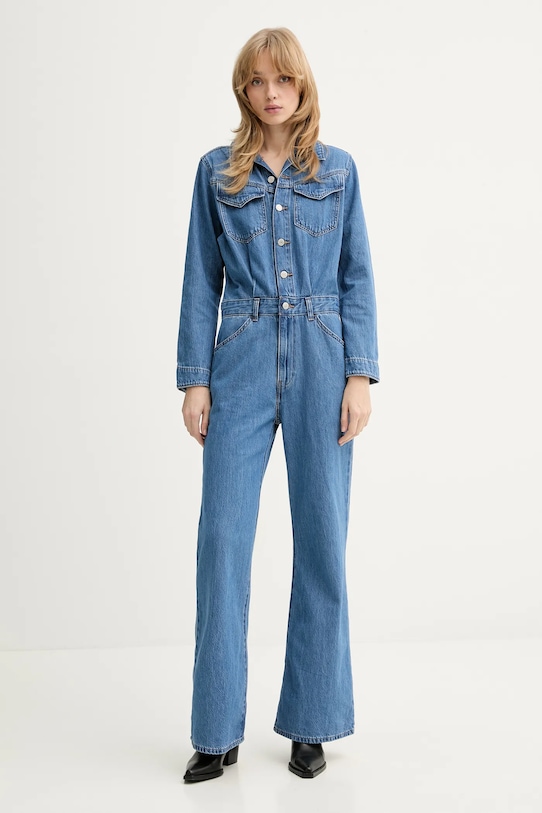Комбинезон джинсовый western jumpsuit Levi's, синий
Комбинезон джинсовый western jumpsuit Levi's, синий