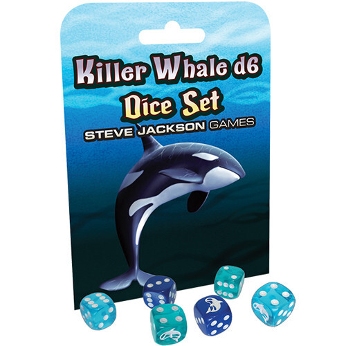 Аксессуары Steve Jackson Games Killer Whale d6 Dice Set (6)
Аксессуары Steve Jackson Games Killer Whale d6 Dice Set (6)