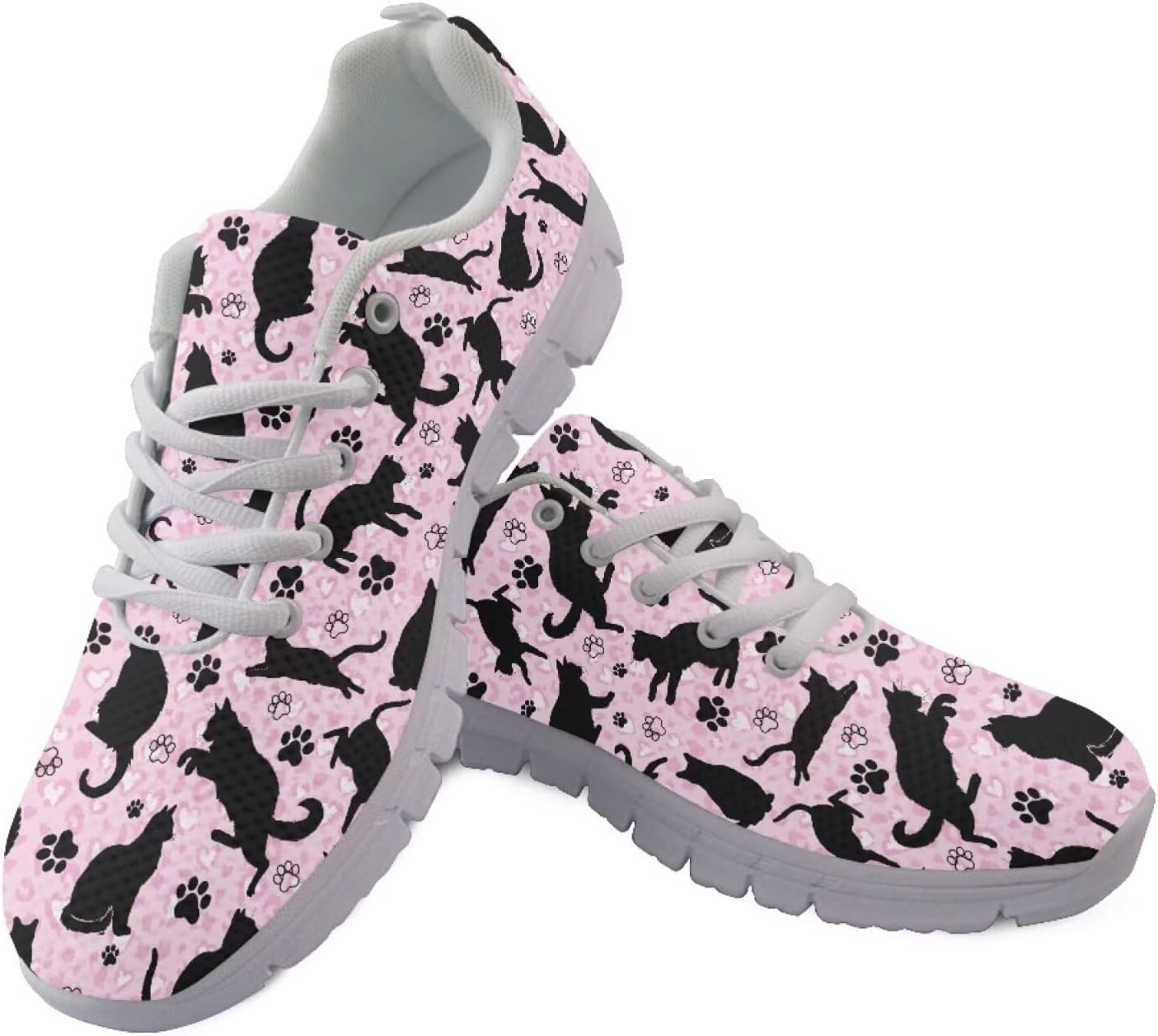 Кроссовки Jeiento с шнуровкой для спорта и бега для женщин и мужчин с животным принтом, спортивная обувь для ходьбы, противоскользящие кроссовки для джоггинга, Leopard and Cute Cat
Кроссовки Jeiento с шнуровкой для спорта и бега для женщин и мужчин с животным принтом, спортивная обувь для ходьбы, противоскользящие кроссовки для джоггинга, Leopard and Cute Cat