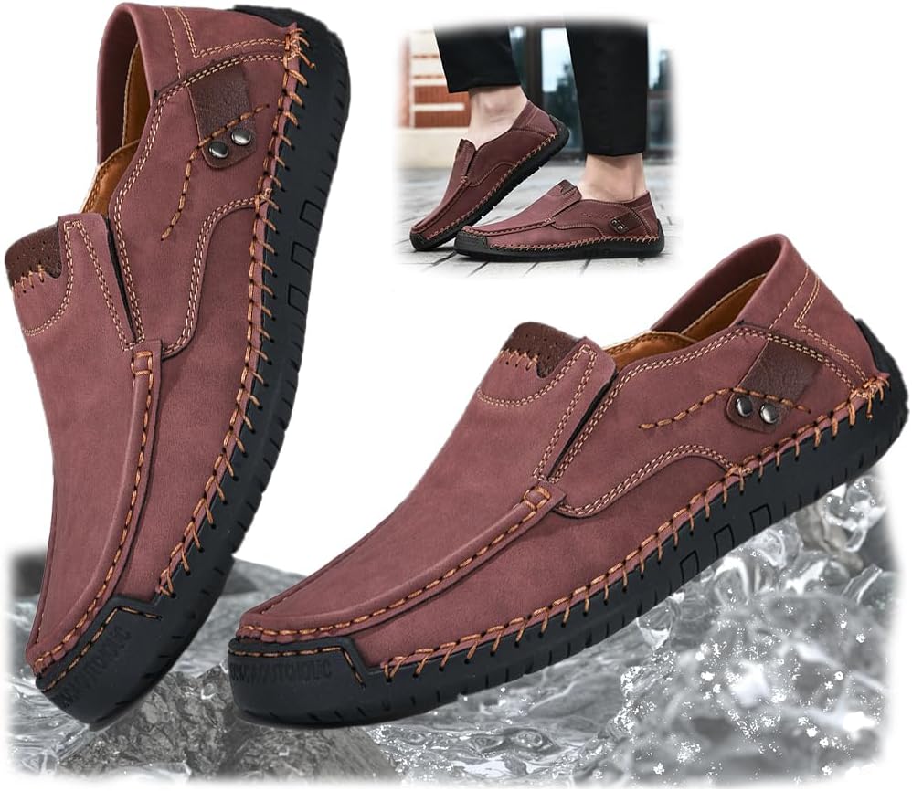 Мужская водонепроницаемая ортопедическая обувь, модная винтажная легкая обувь без шнурков, плоские лоферы, обувь для путешествий и отдыха на природе Generic, красный
Мужская водонепроницаемая ортопедическая обувь, модная винтажная легкая обувь без шнурков, плоские лоферы, обувь для путешествий и отдыха на природе Generic, красный