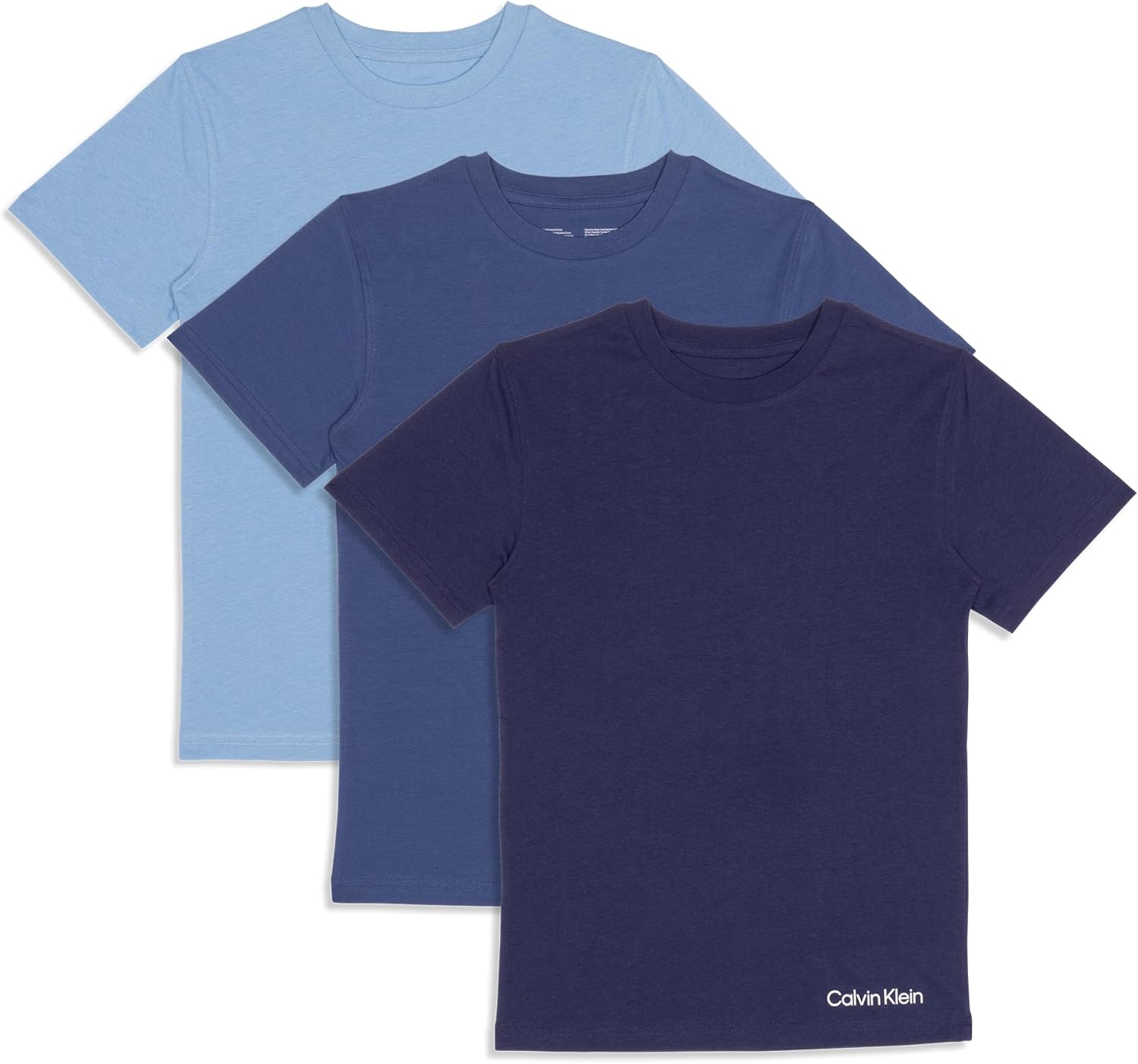 Футболки Calvin Klein Boys с коротким рукавом и круглым вырезом, хлопковые, упаковка 3 шт., Medieval Blue/True Navy/Dusk Blue, Синий, Футболки Calvin Klein Boys с коротким рукавом и круглым вырезом, хлопковые, упаковка 3 шт., Medieval Blue/True Navy/Dusk
Футболки Calvin Klein Boys с коротким рукавом и круглым вырезом, хлопковые, упаковка 3 шт., Medieval Blue/True Navy/Dusk Blue, Синий, Футболки Calvin Klein Boys с коротким рукавом и круглым вырезом, хлопковые, упаковка 3 шт., Medieval Blue/True Navy/Dusk